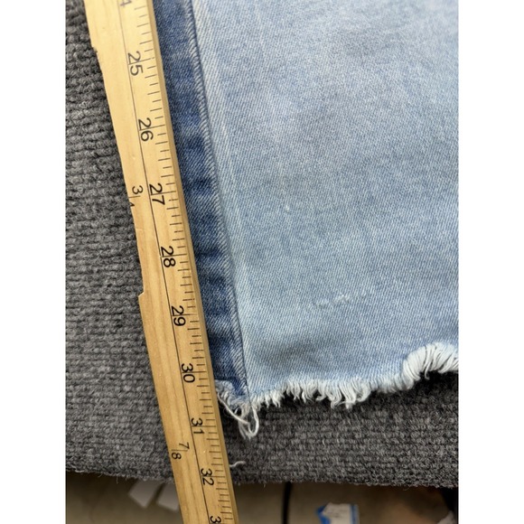 Francesca's Harper Heritage High Rise Flare Patchwork Jeans Womens 30 Denim - Picture 6 of 8